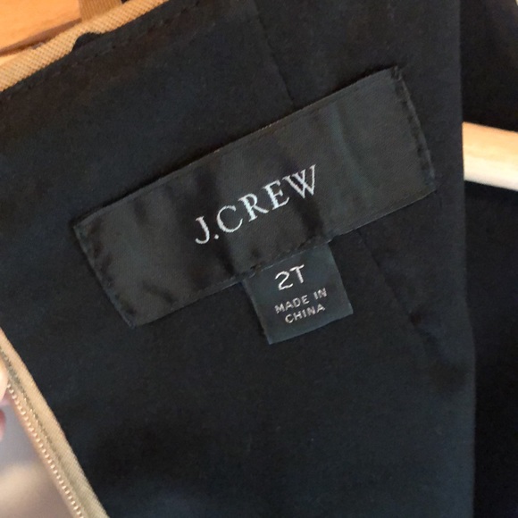 J. Crew 2 Tall sleeveless cotton/elastase pencil dress size 2T - Picture 5 of 5